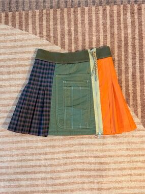Andersson Bell Panel Design Pleated Mini Skirt. Size 34 / XS
